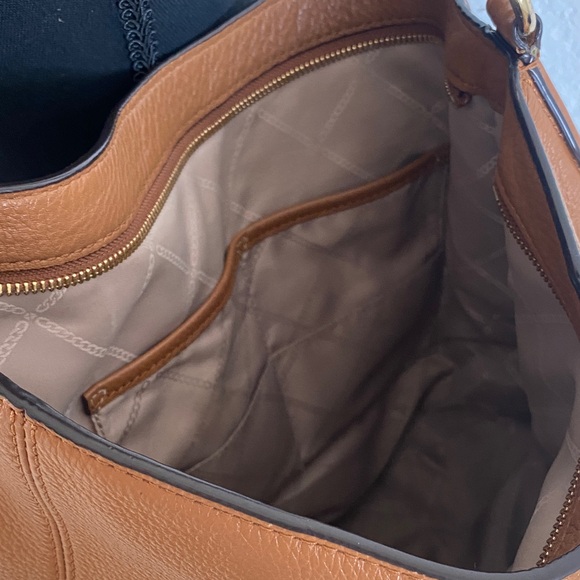Michael Kors Tan Leather Hobo Bag - Picture 4 of 10